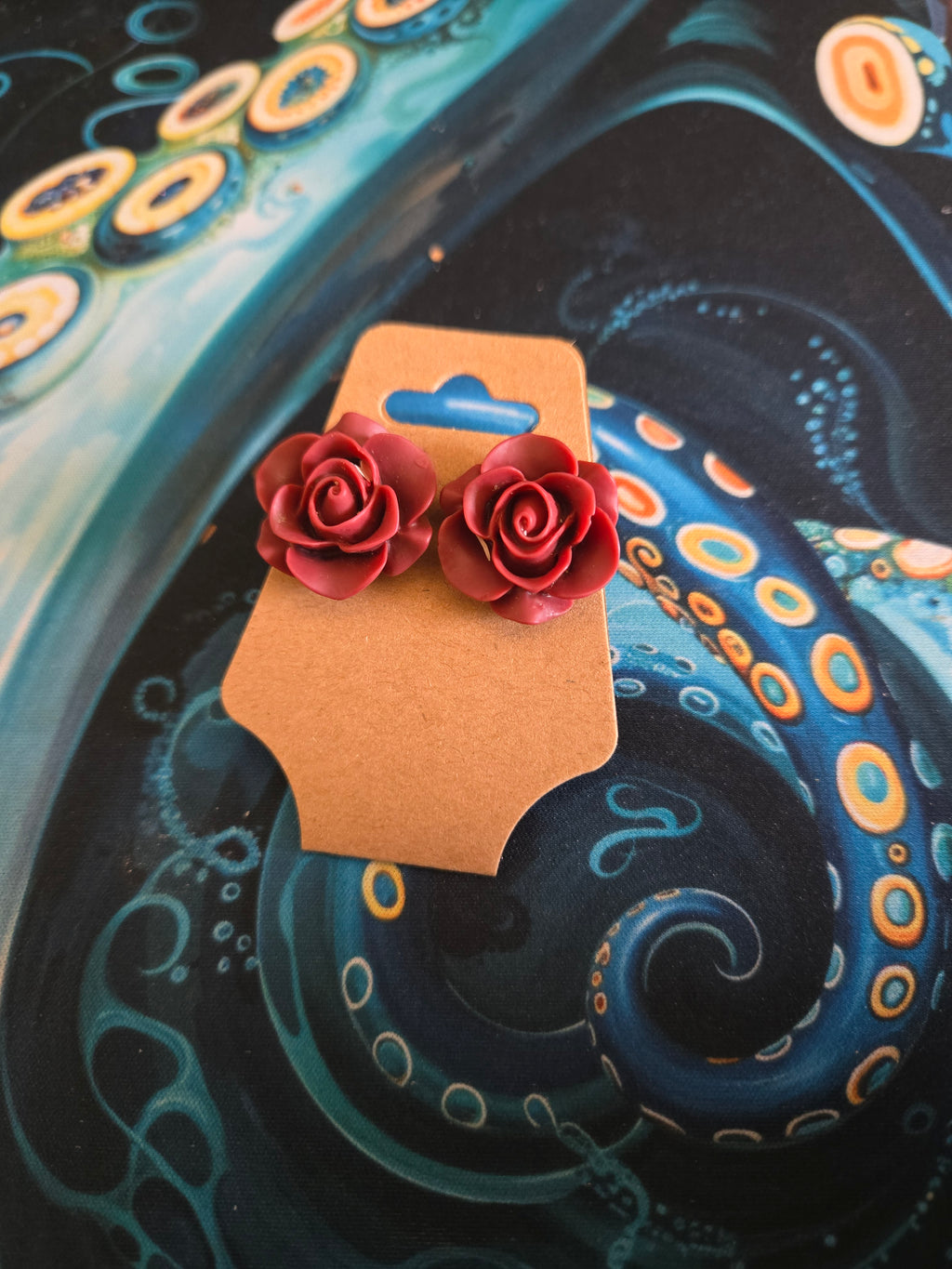 Colorful Flowers Earrings