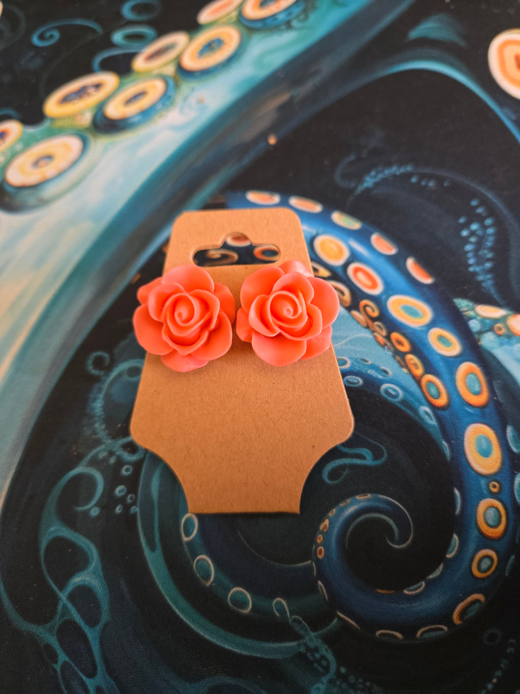 Colorful Flowers Earrings