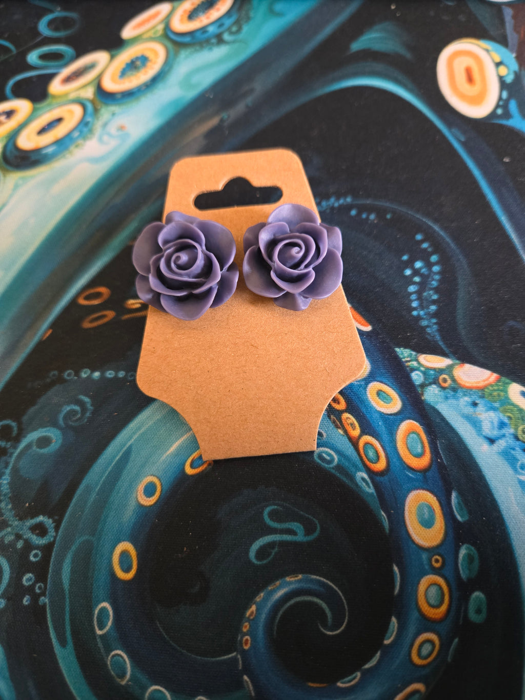 Colorful Flowers Earrings