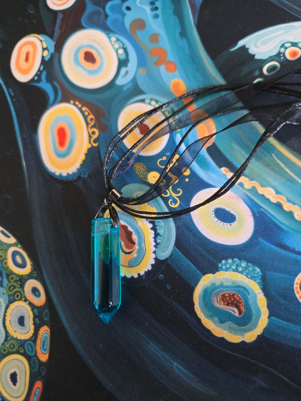 Crystal Resin Necklace