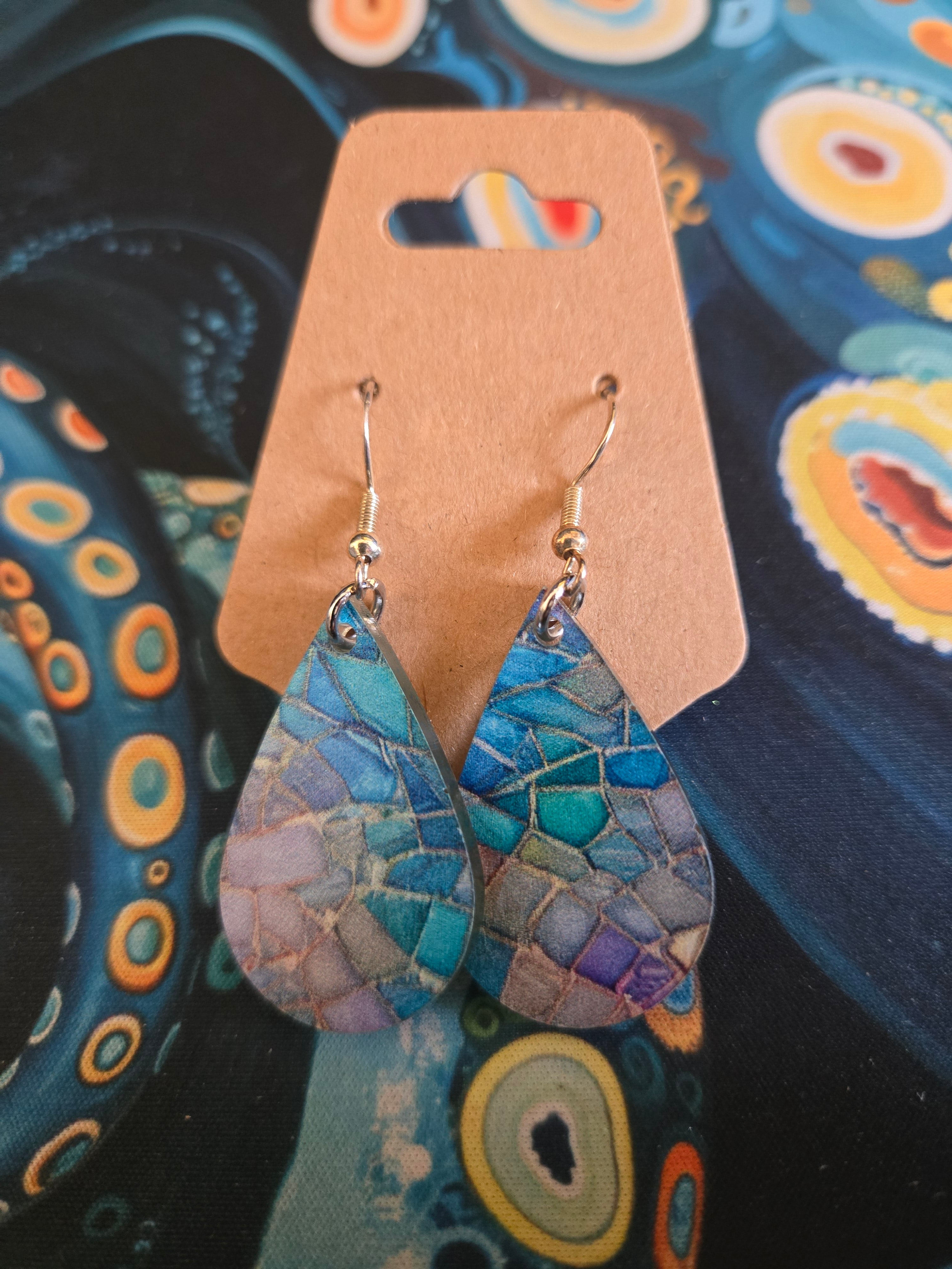 Broken Glass Earrings