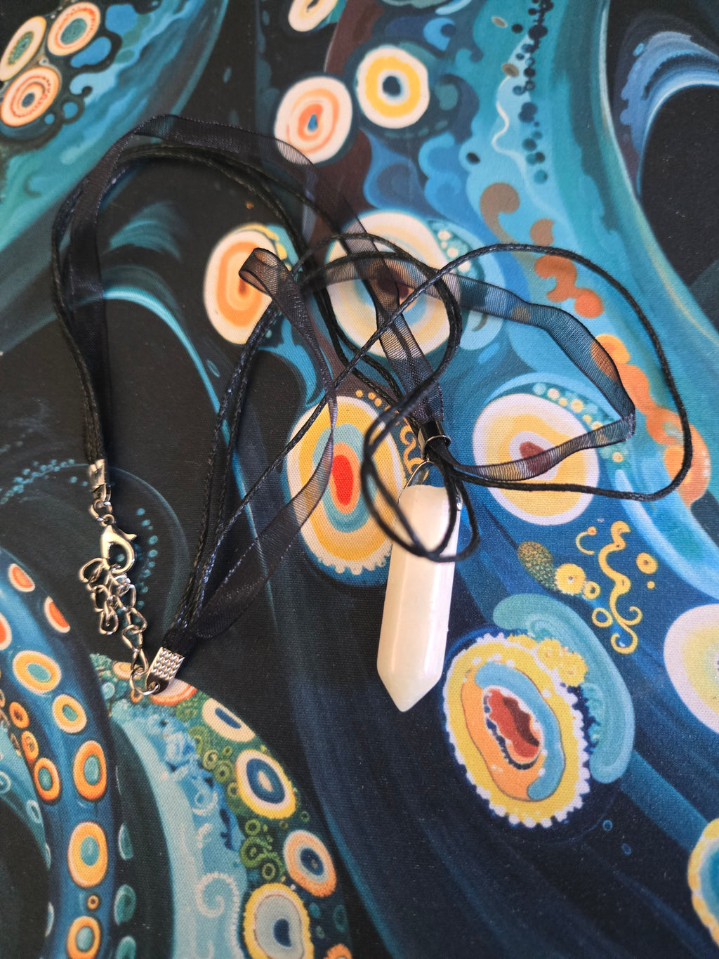 Crystal Resin Necklace