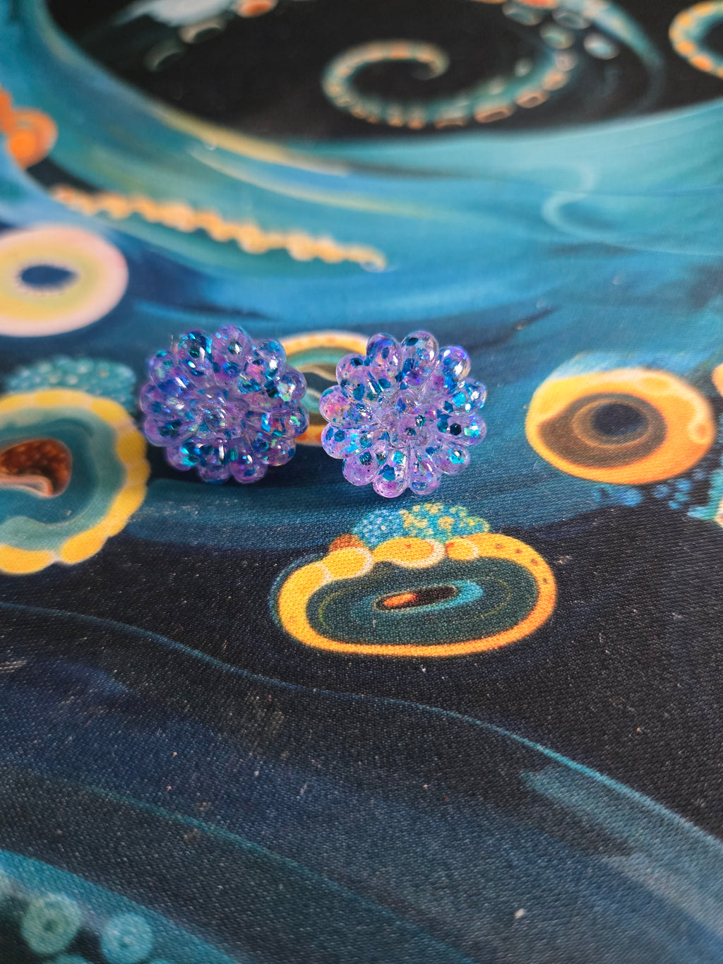 Small Pumpkin Earrings