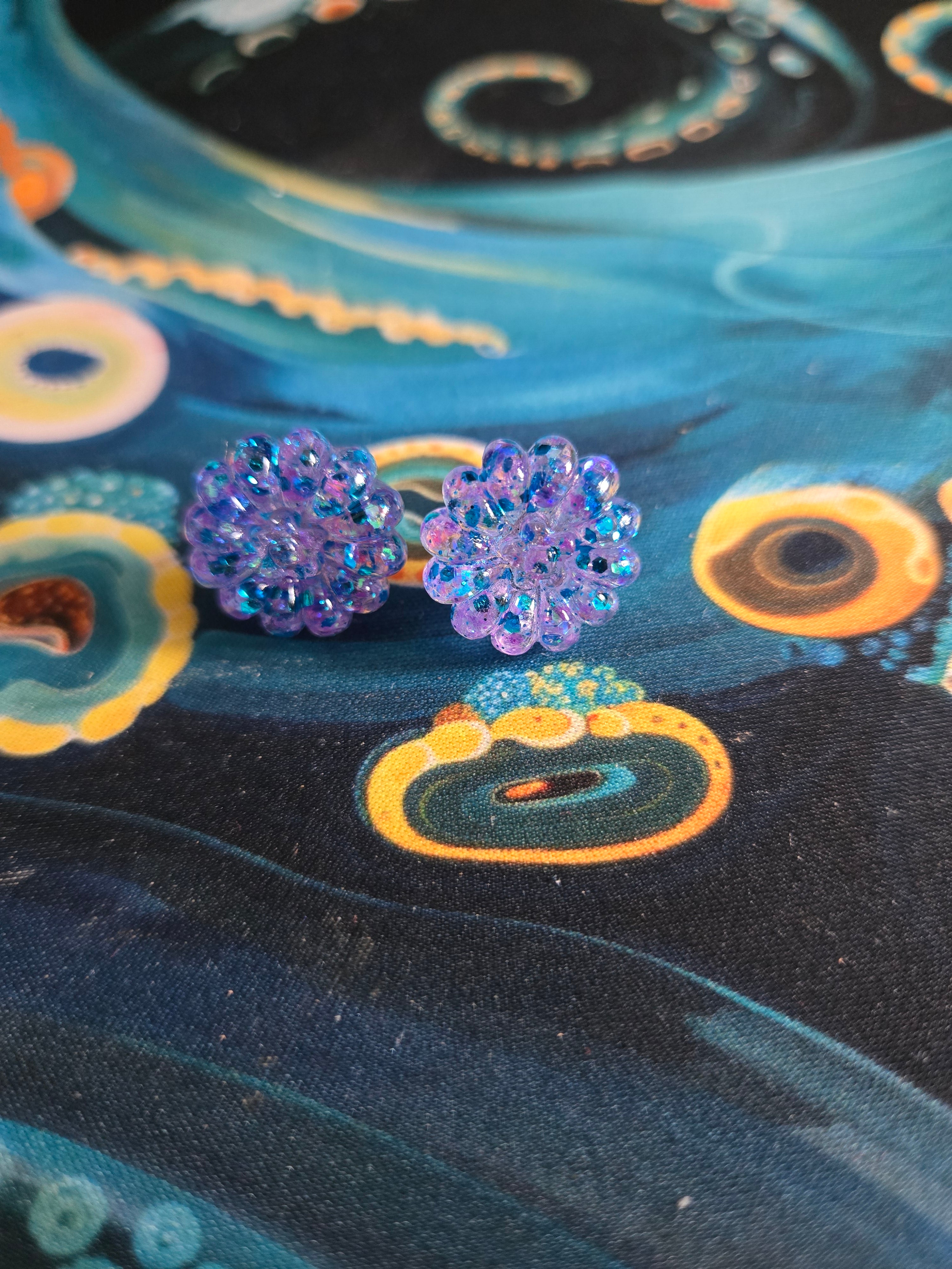 Small Pumpkin Earrings
