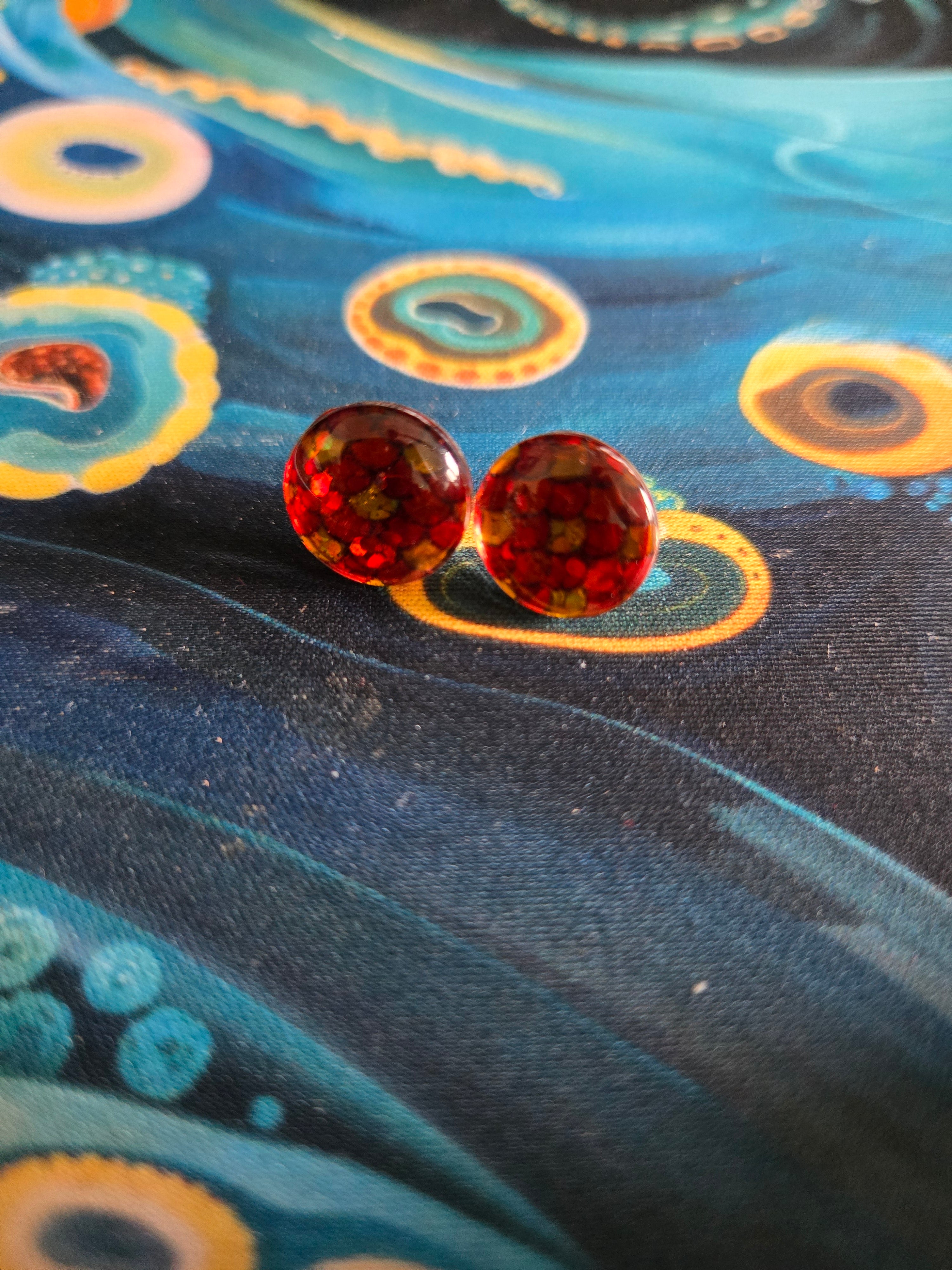 Mermaid Scale Earrings