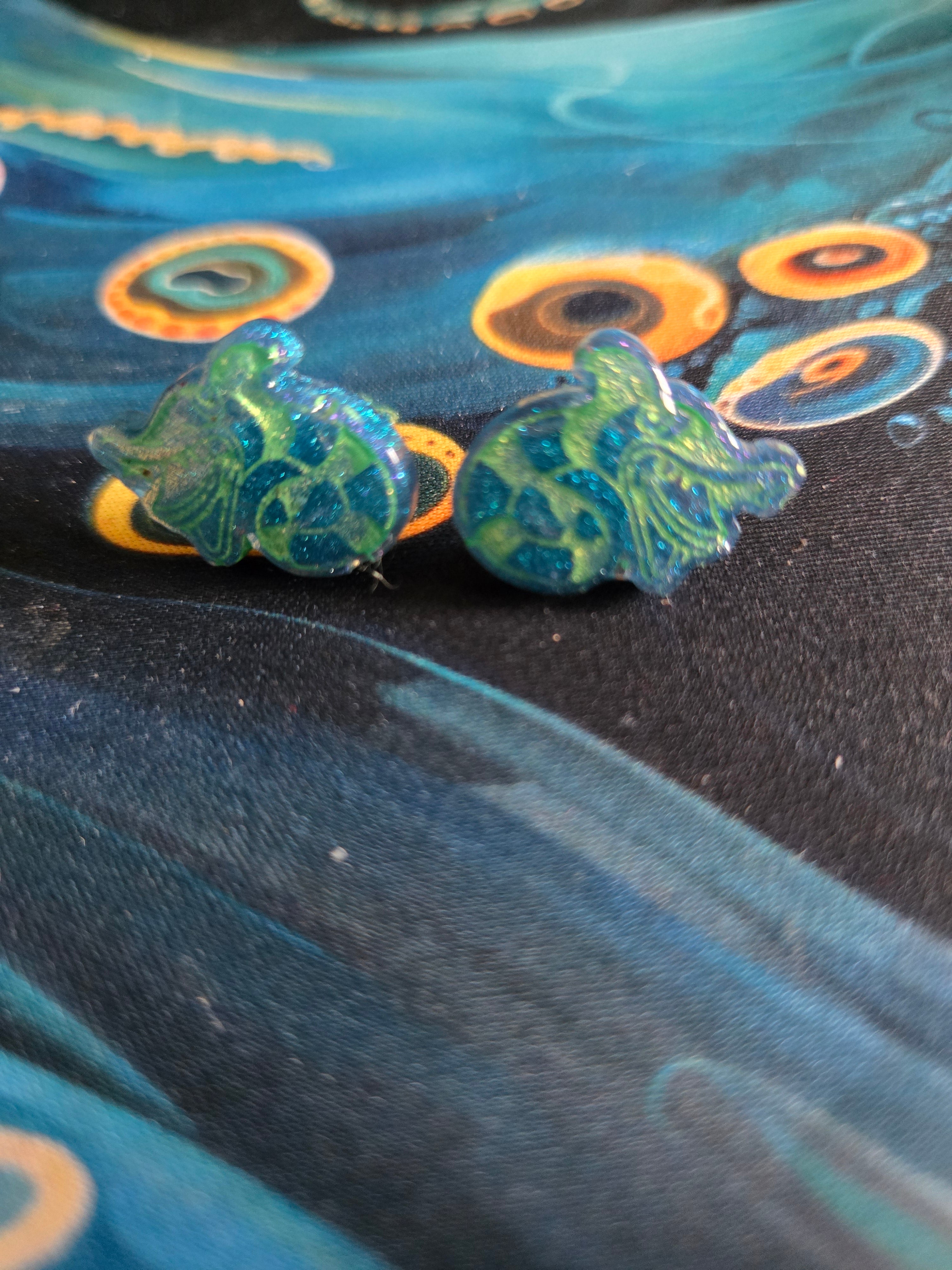 Beetlejuice Earrings