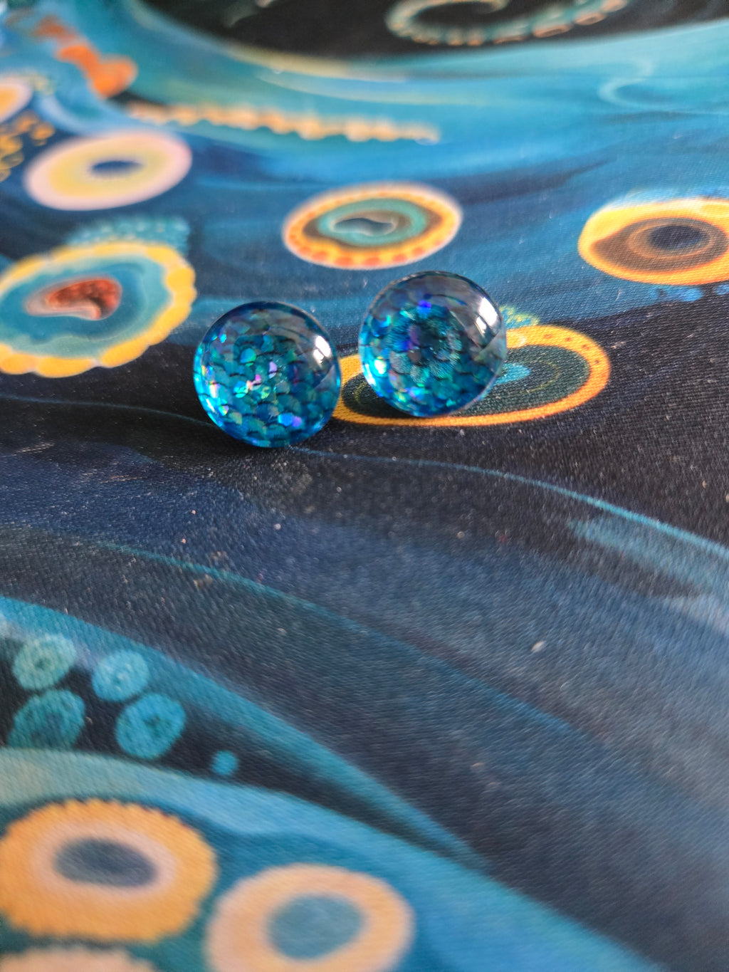 Mermaid Scale Earrings