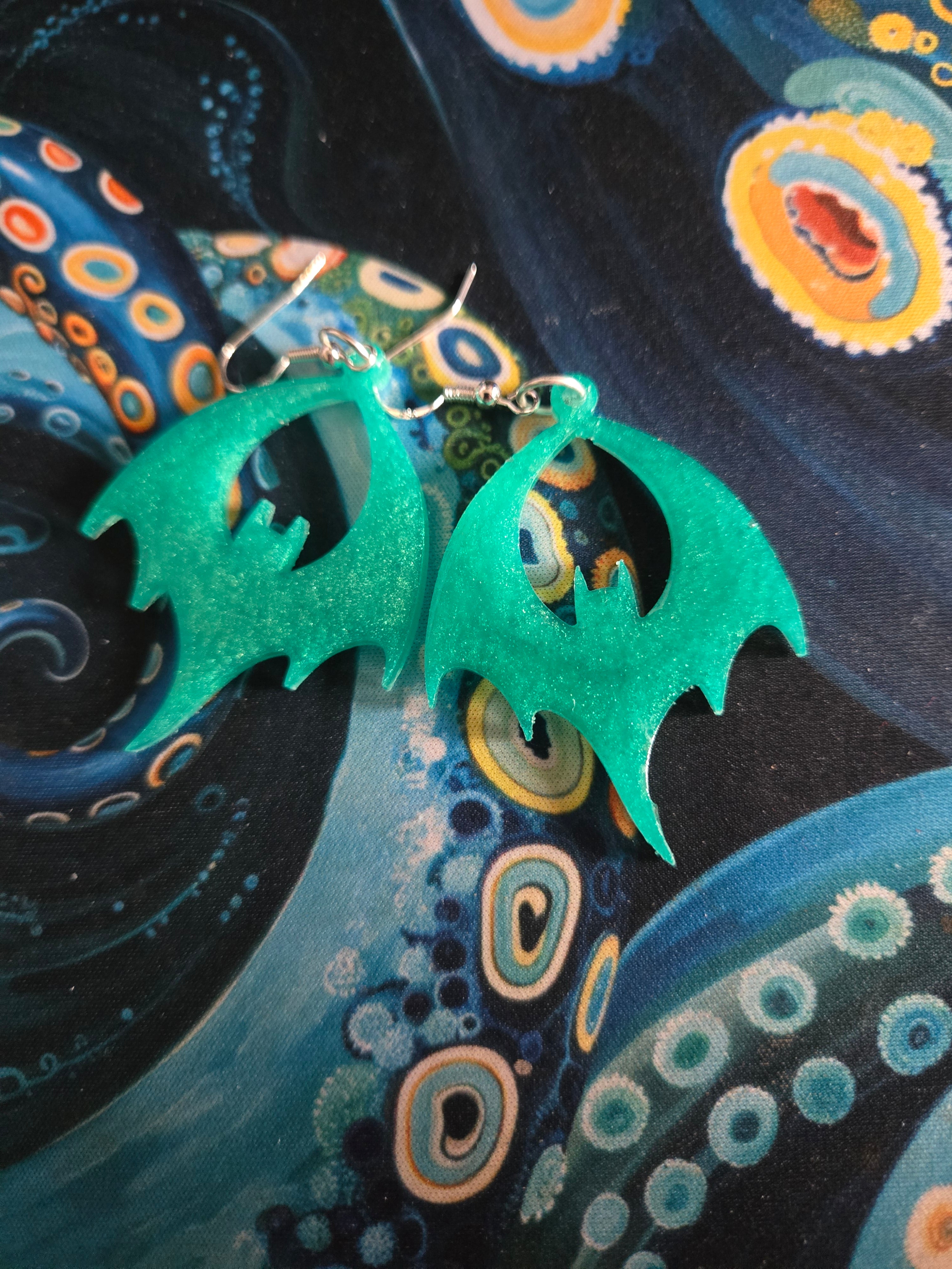 Bat Earrings