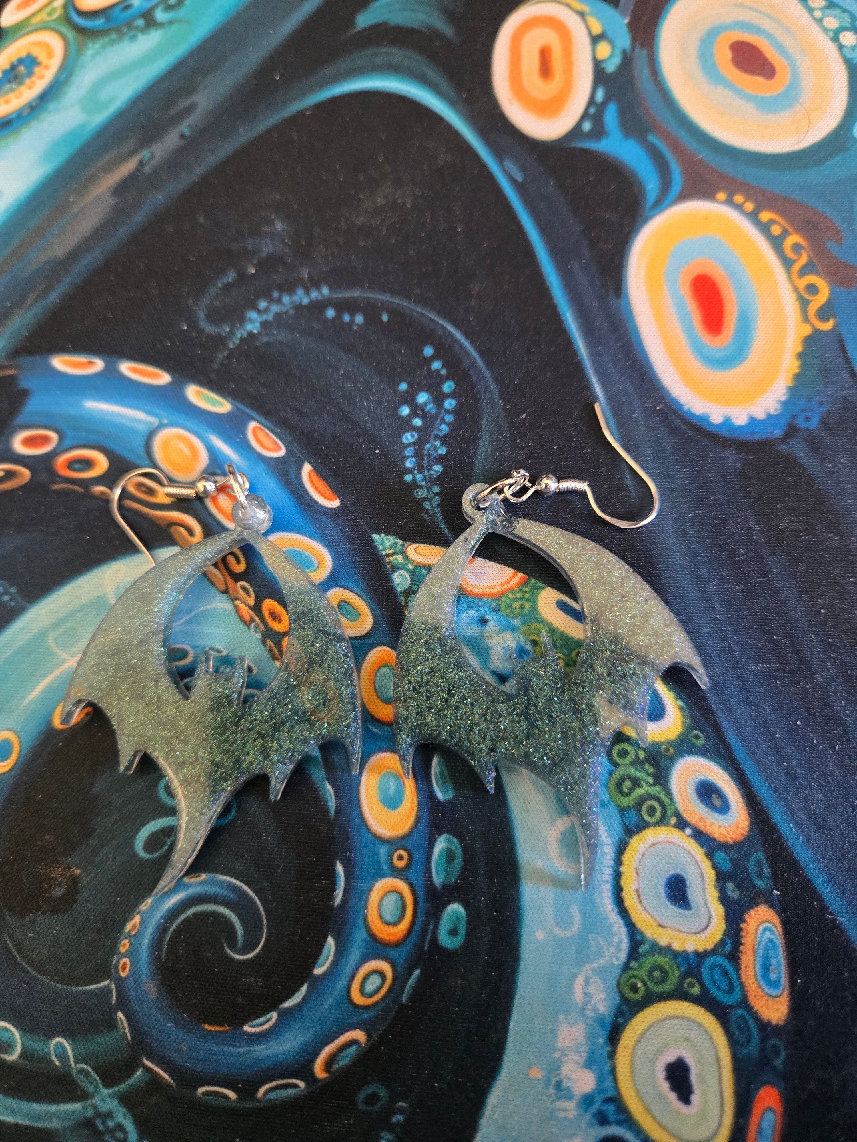 Bat Earrings