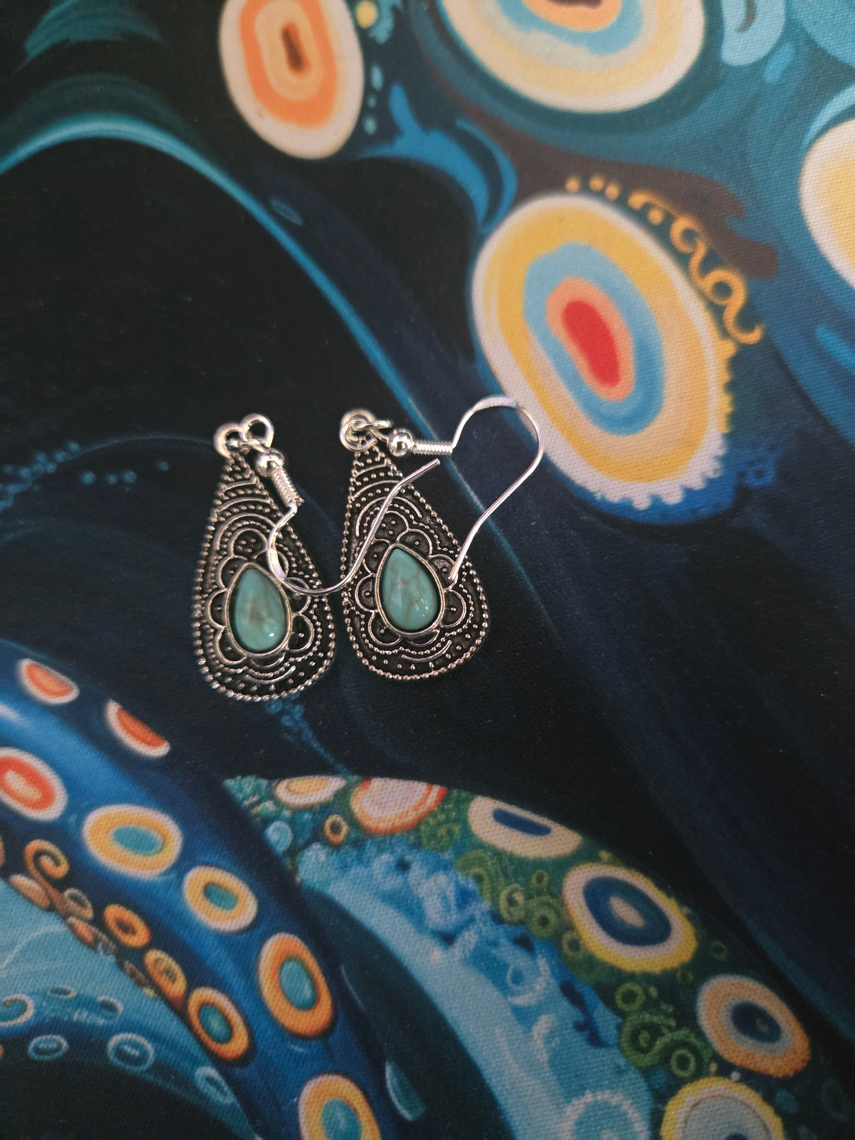 Teardrop Tibet Earrings