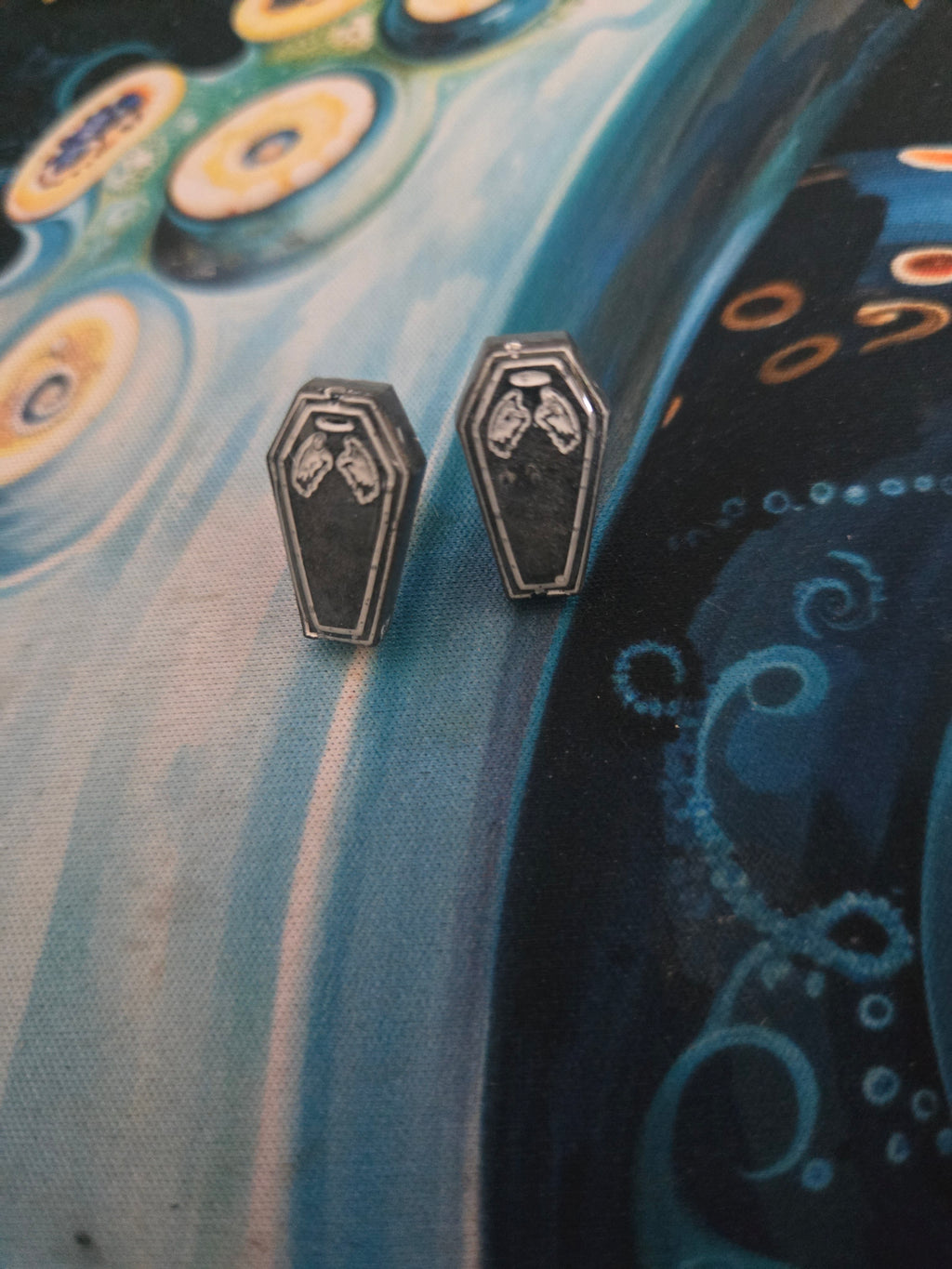 Coffin Earring Studs