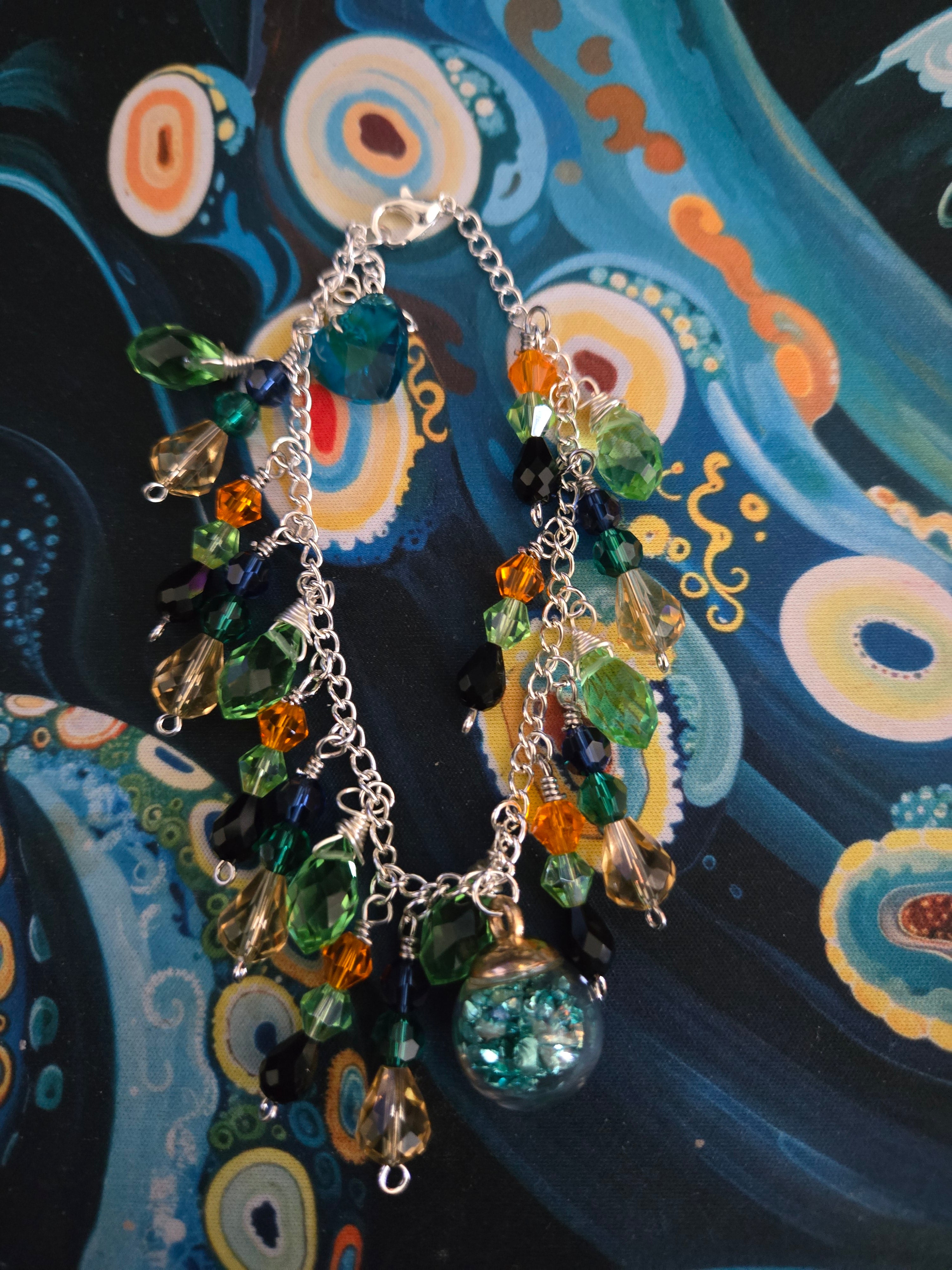 Cloud Retainer Charmed Bracelet
