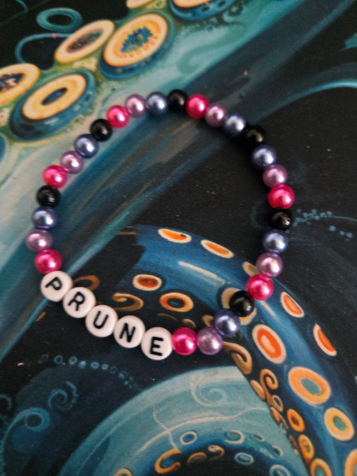 Prune Bead Bracelet