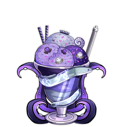 Sea Witch Ice Cream Sticker