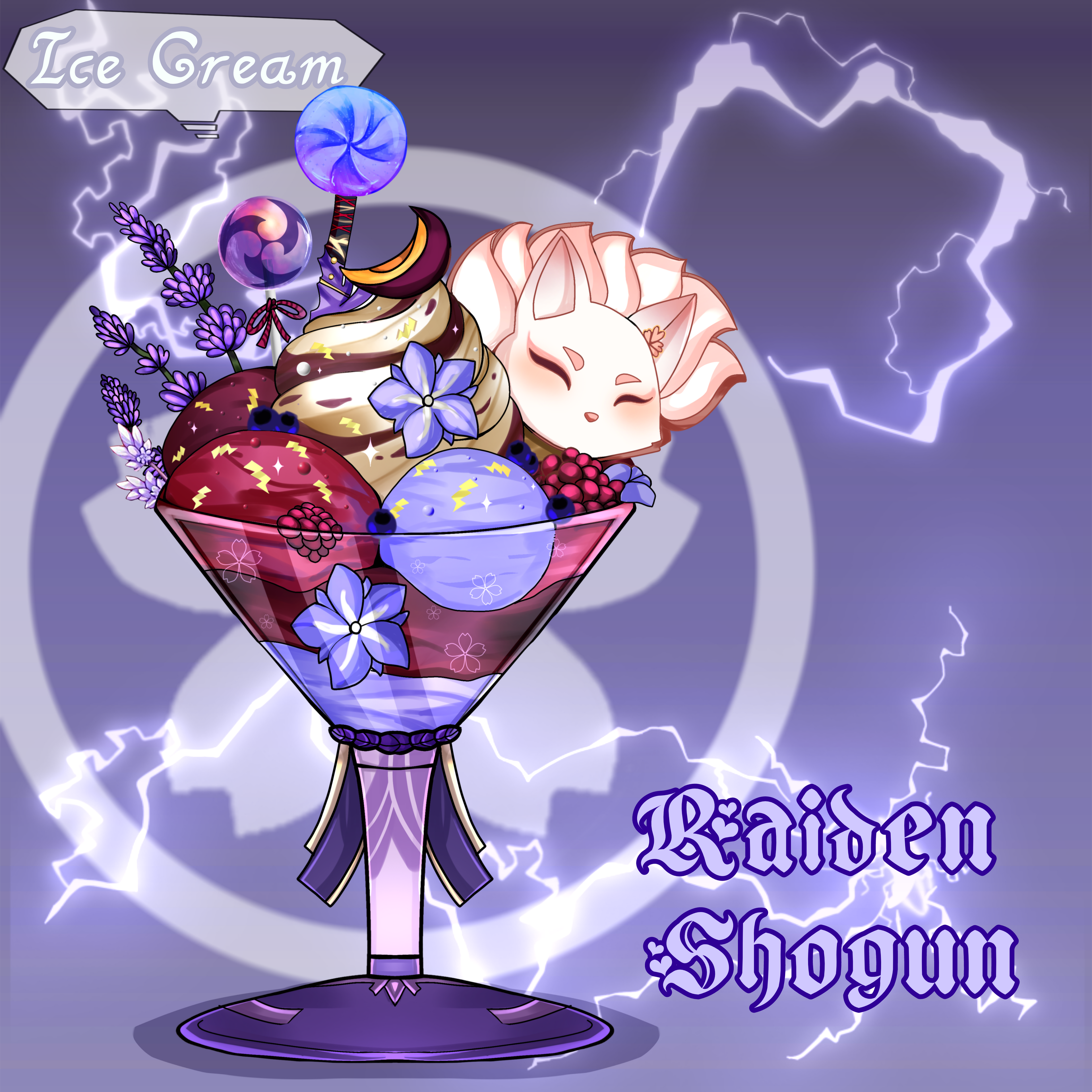 Raiden Shogun Sitcker