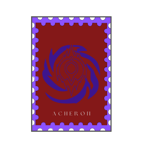 Acheron Stamp Sticker