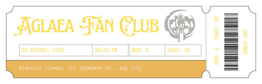 Aglaea Fan Club Bookmark