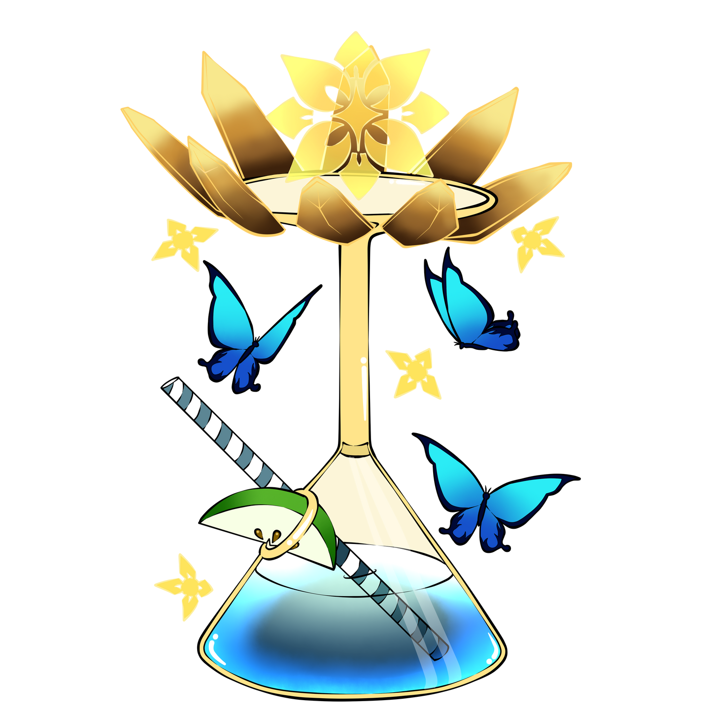 Albedo Cocktail Sticker