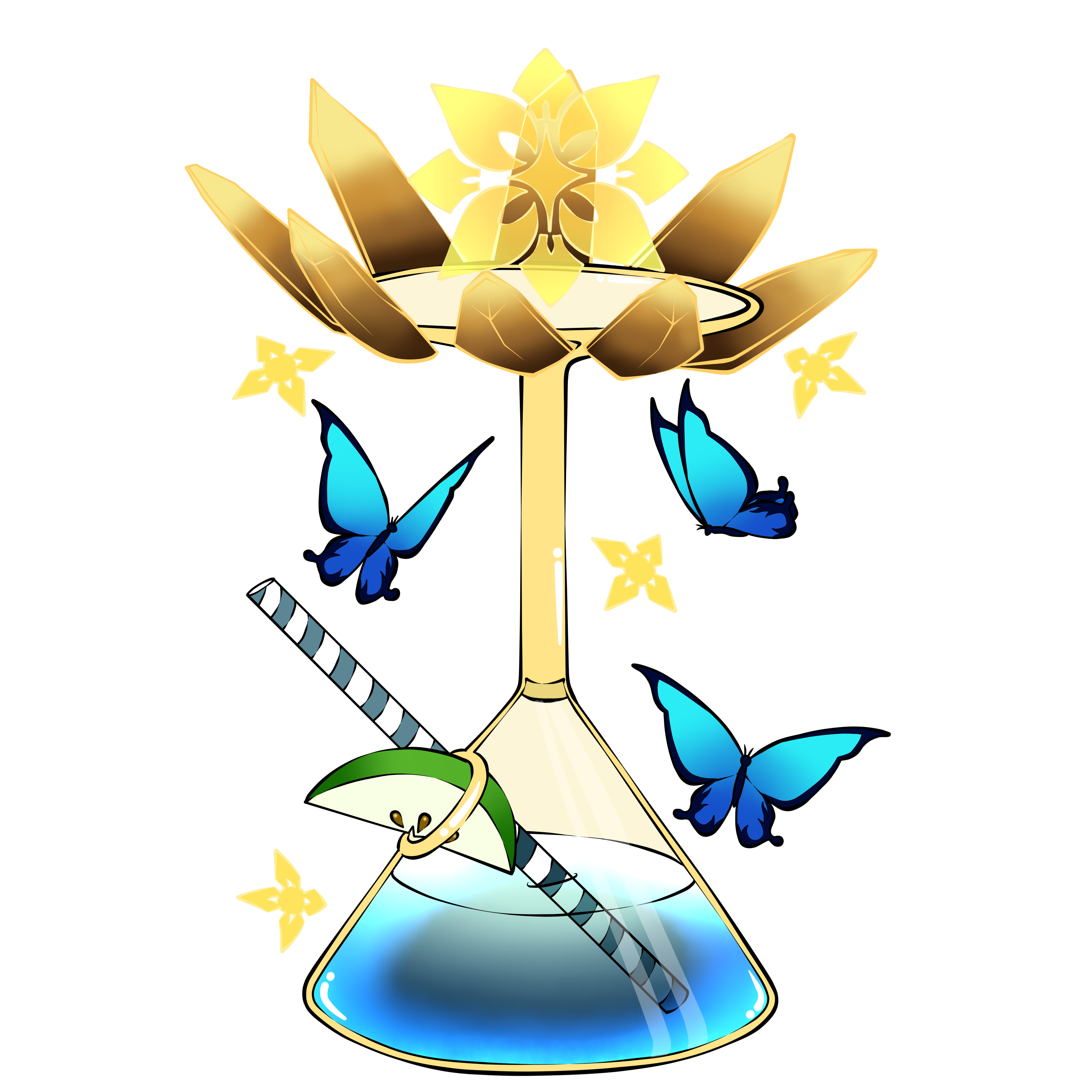 Albedo Cocktail Sticker