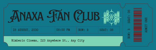 Anaxa Fan Club Bookmark