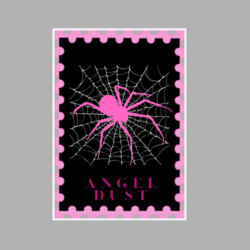 Angel Dust Stamp Stickers