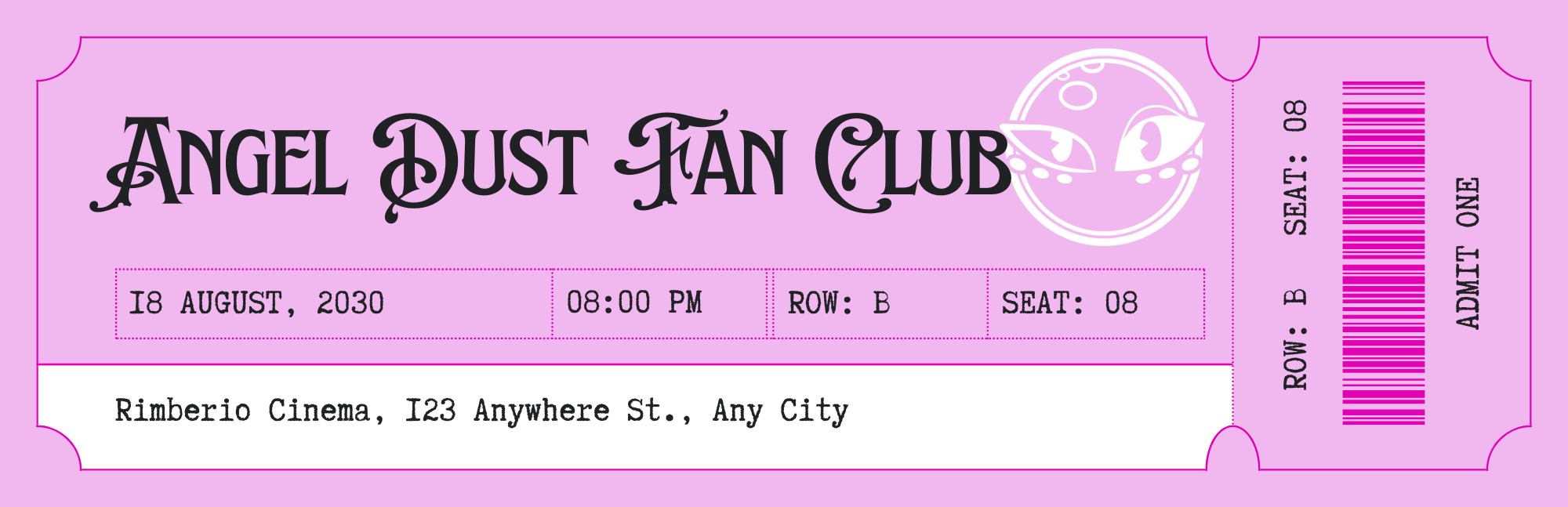 Angel Dust Fan Bookmark