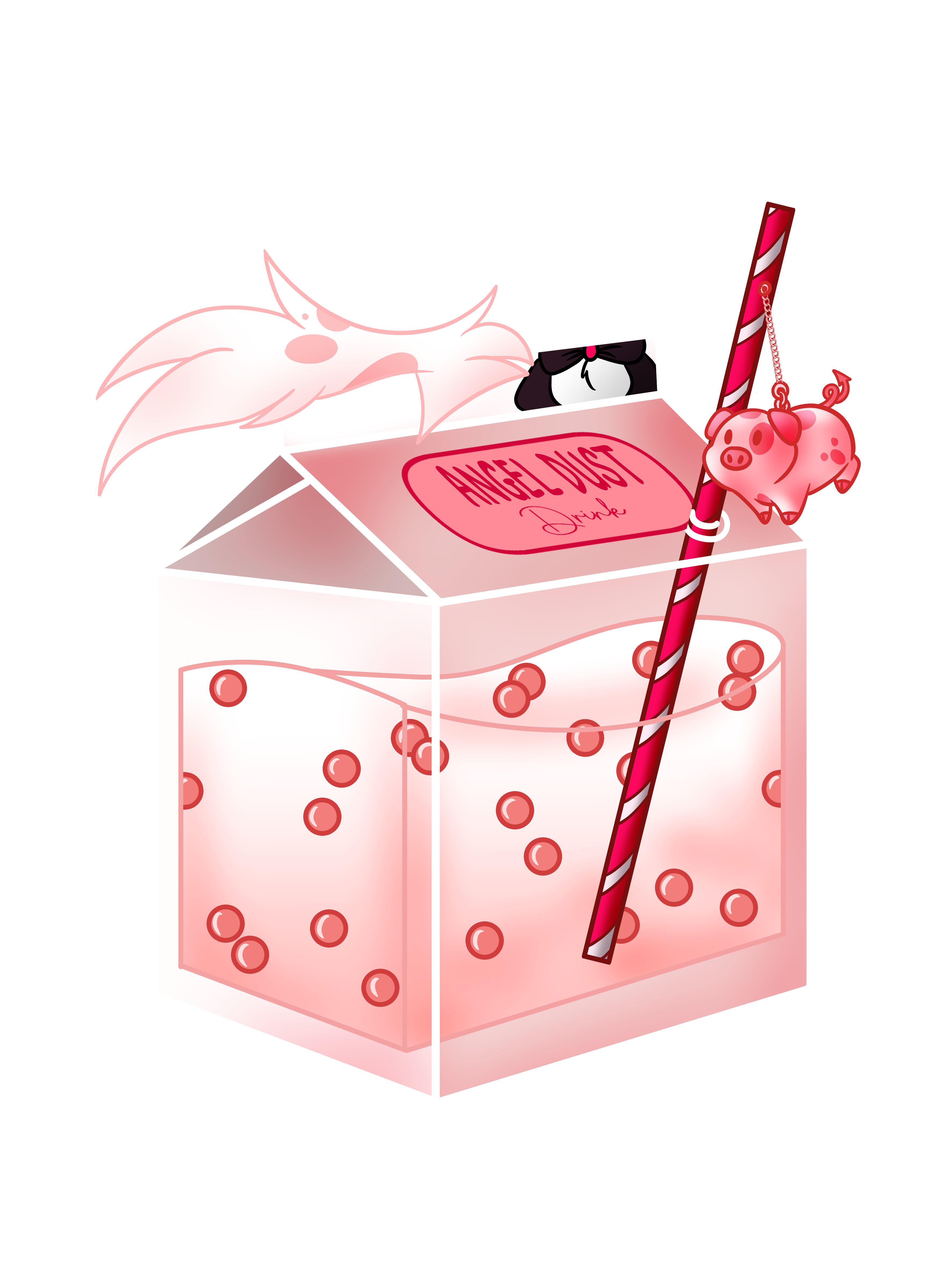 Angel Dust Milk Carton Stickers