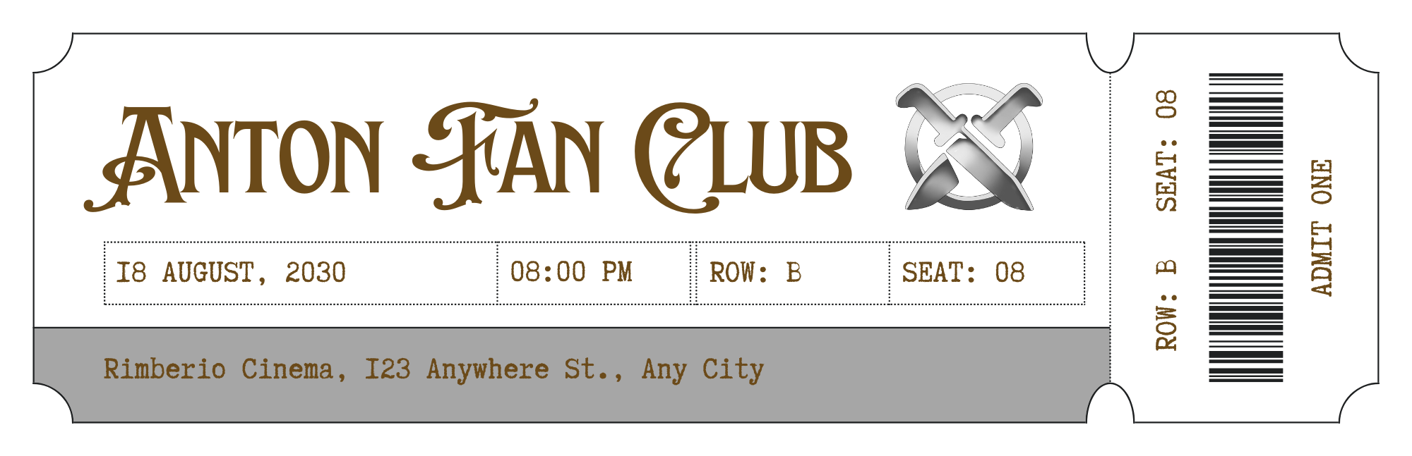 Belobog Company Admission Bookmark