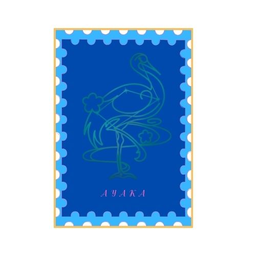 Ayaka Stamp Sticker