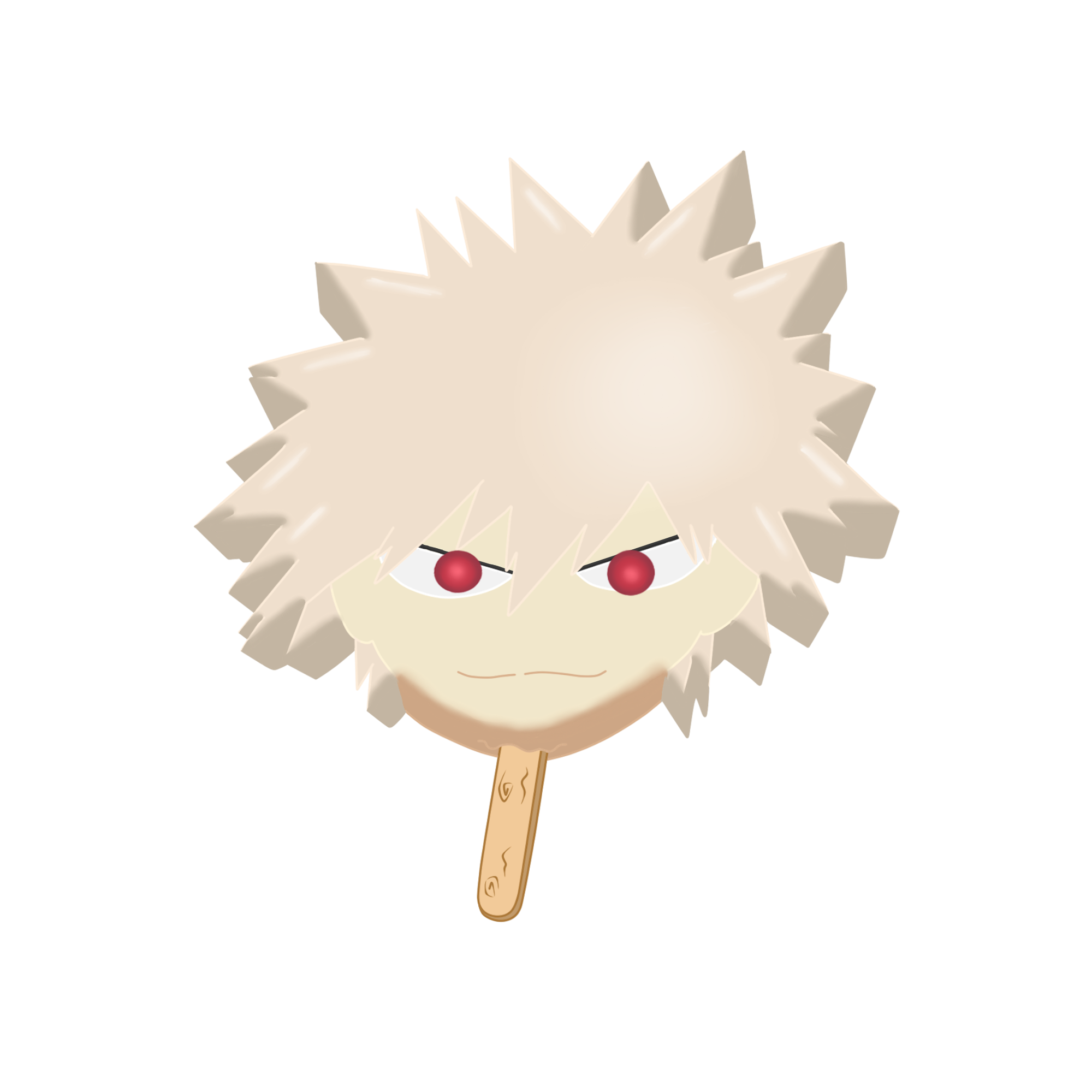 Bakugou Ice Cream Pop