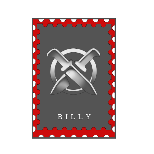 Billy the Kid Stamp Sticker