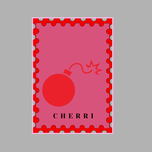 Cherri Bomb Stamp Sticker