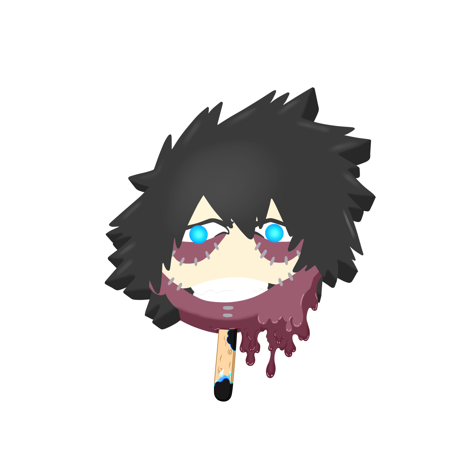 Dabi Ice Cream Sticker