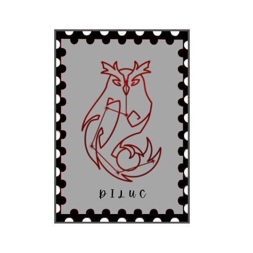 Diluc Stamp Sticker