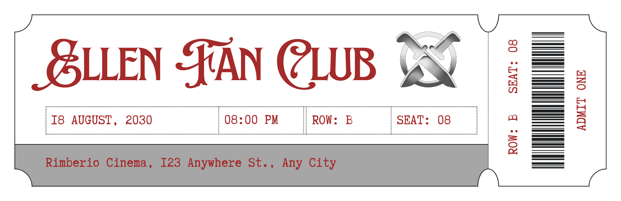 Victorian Housekeeping Admission Bookmark