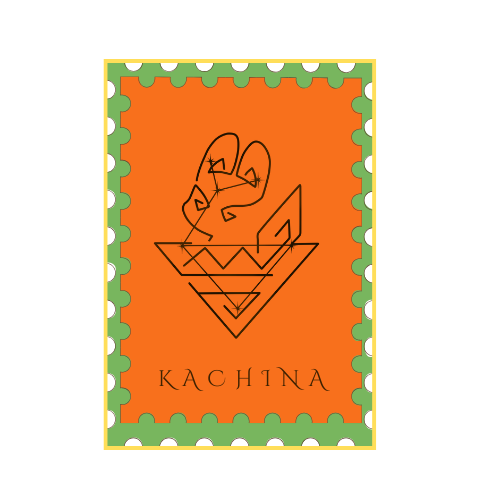 Kachina Stamp Sticker