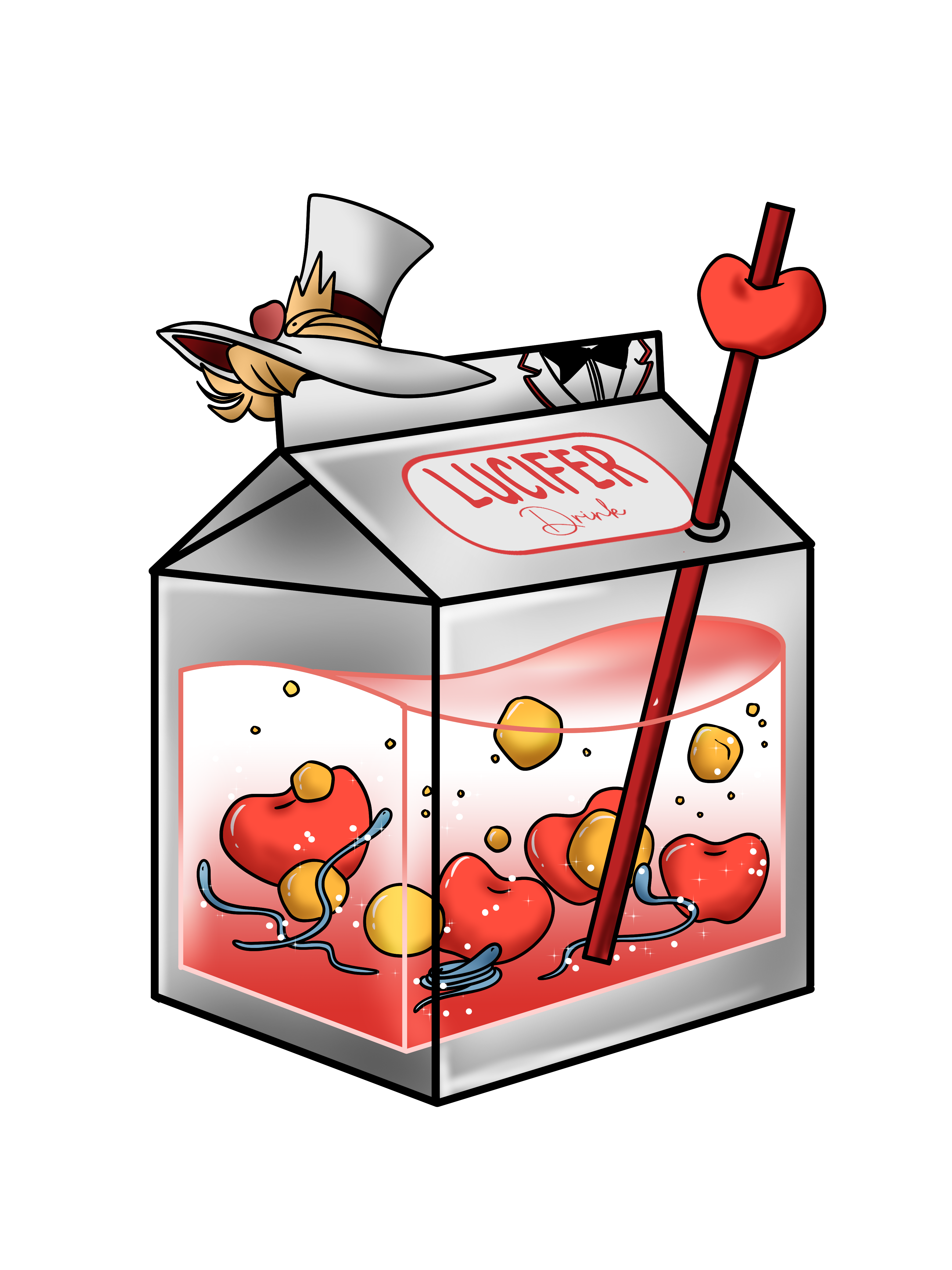 Lucifer Morningstar Milk Carton