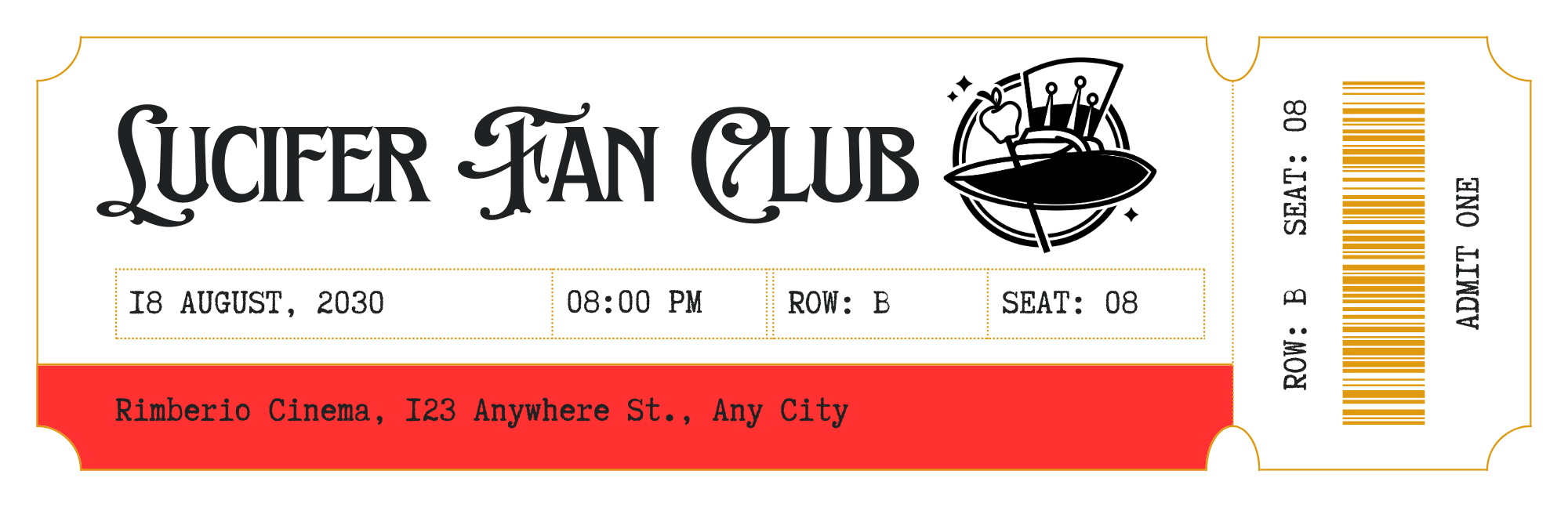 Lucifer Fan Bookmark