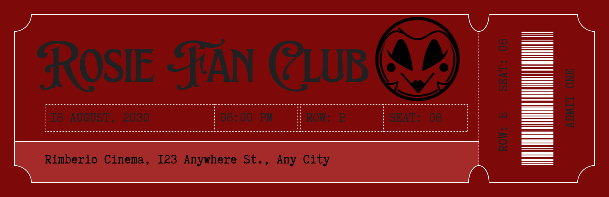 Rosie Fan Club Bookmarks