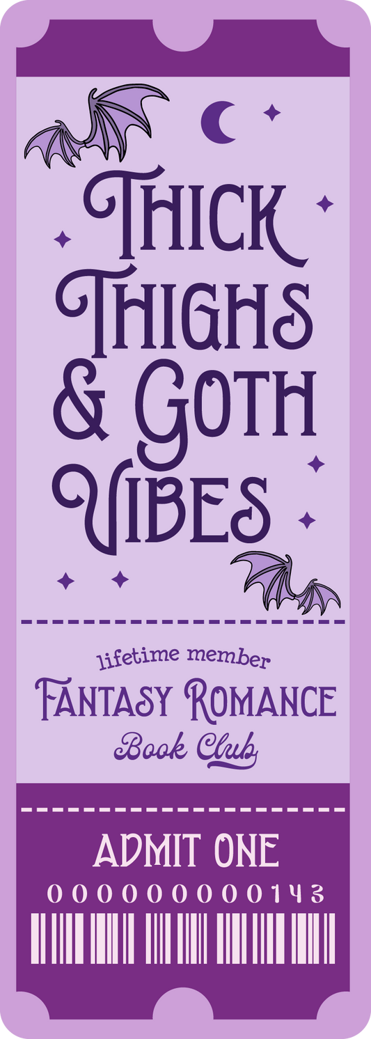 Thick Thighs and Gothic Bookmark