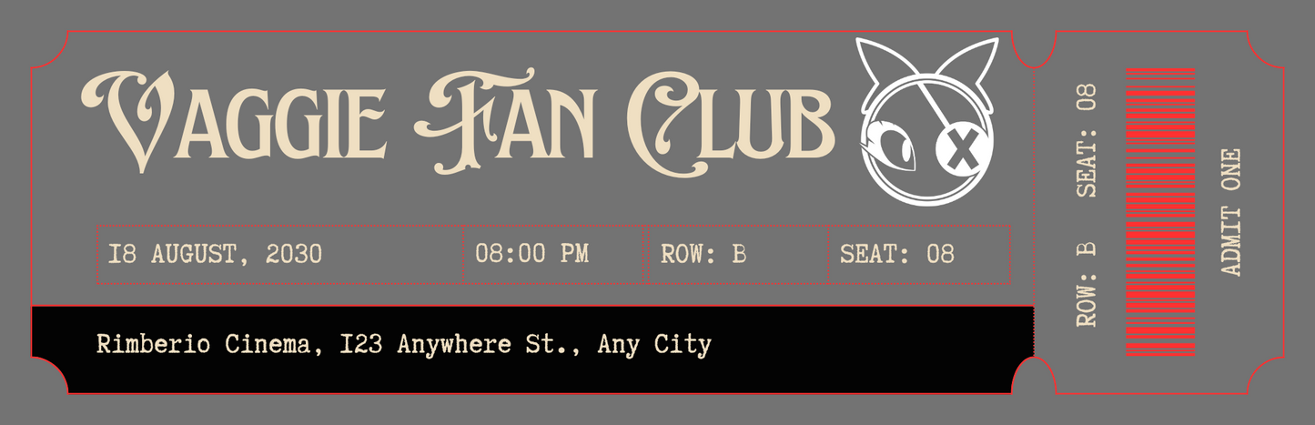 Vaggie Fan Bookmark