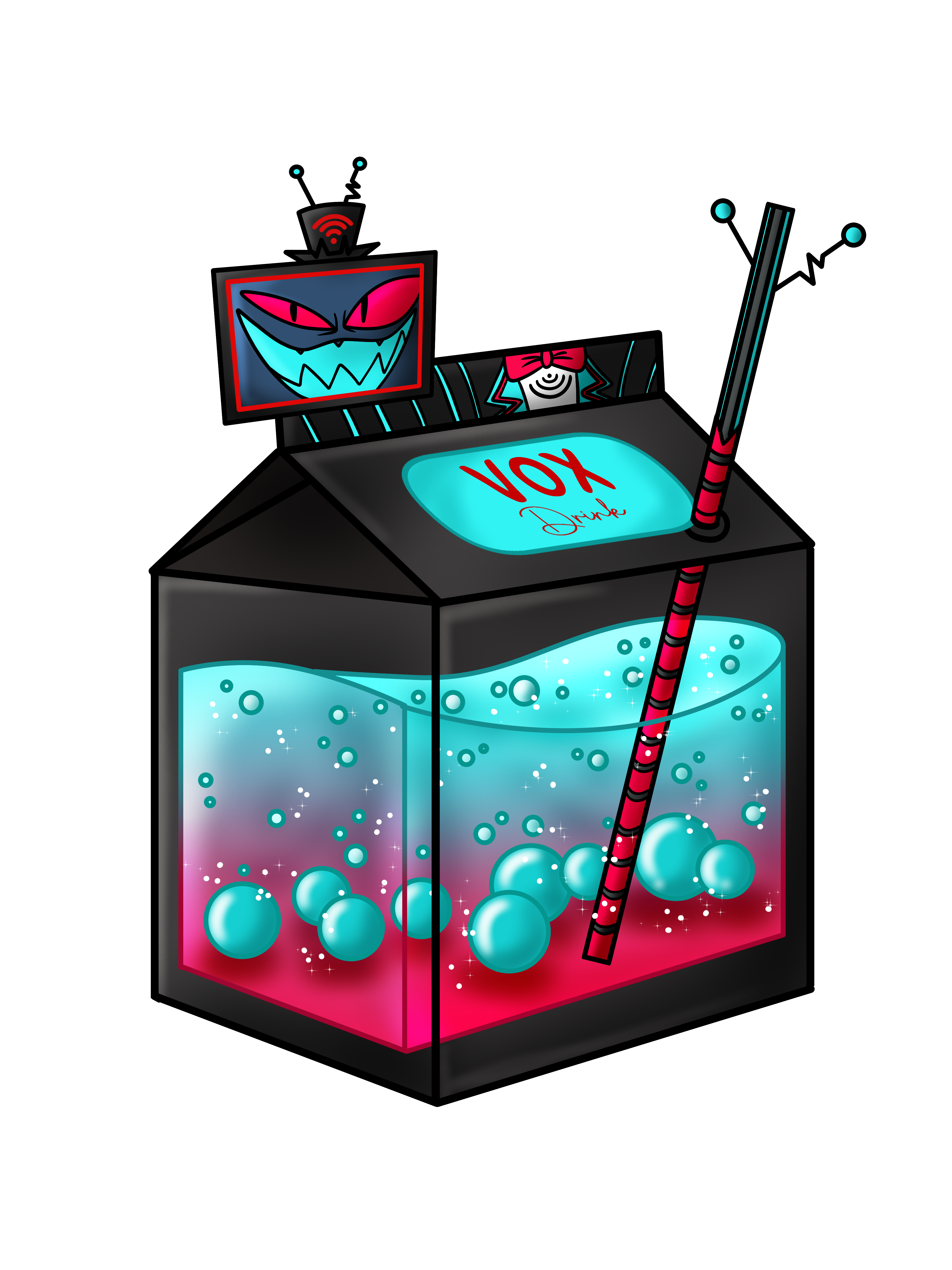 Vox Milk Carton Sticker