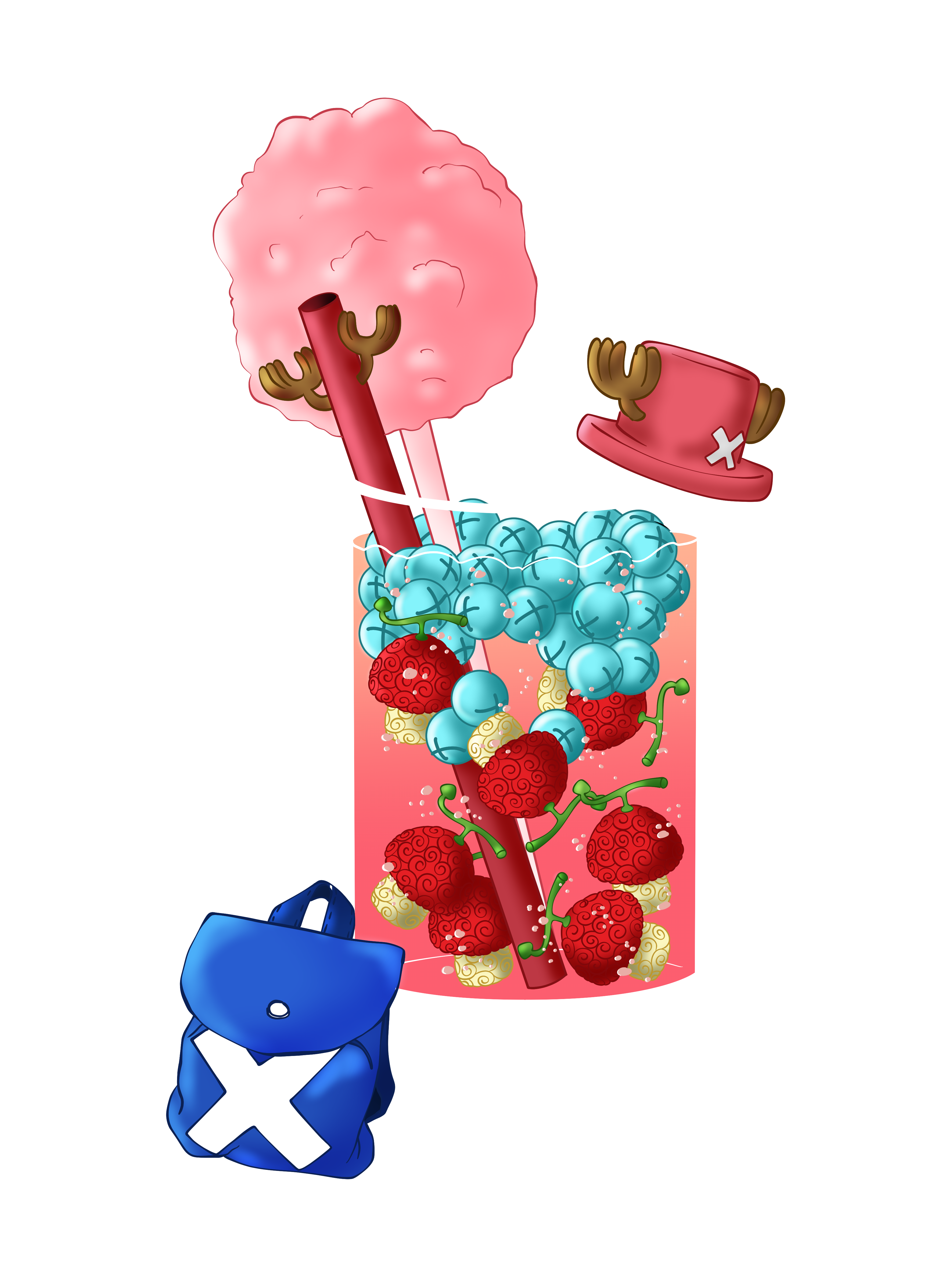 Chopper Drink Sticker