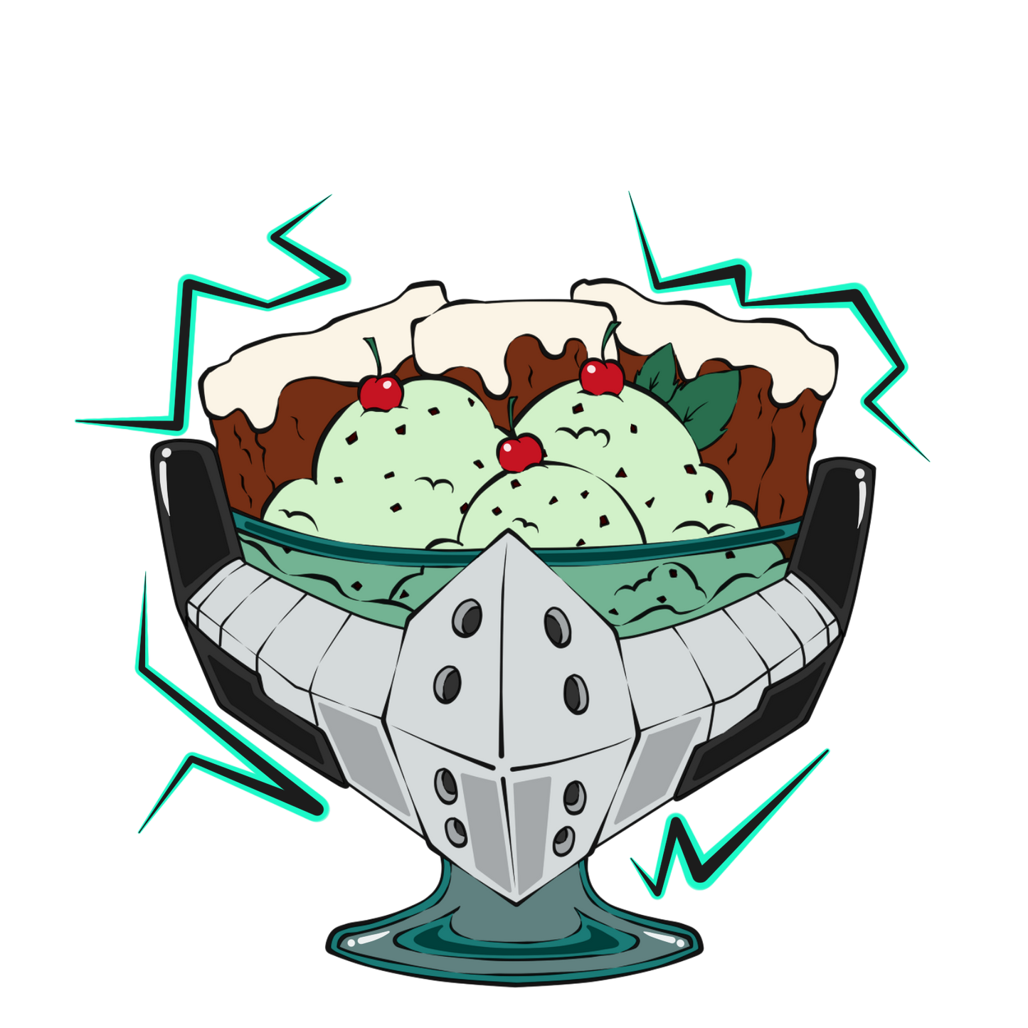 Deku Ice Cream Stickers