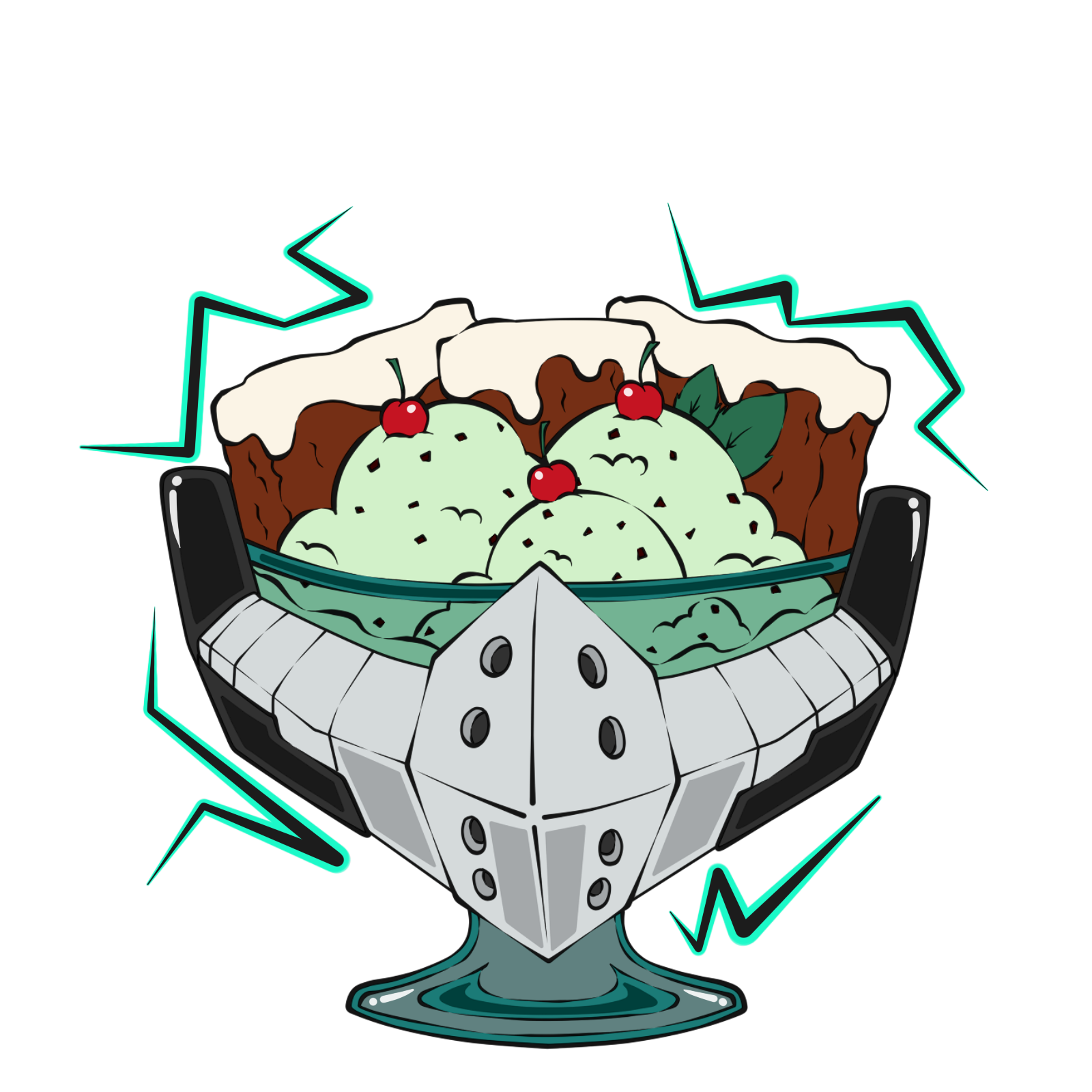 Deku Ice Cream Stickers