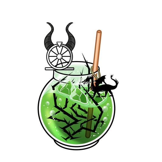 Maleficent Cocktail Sticker