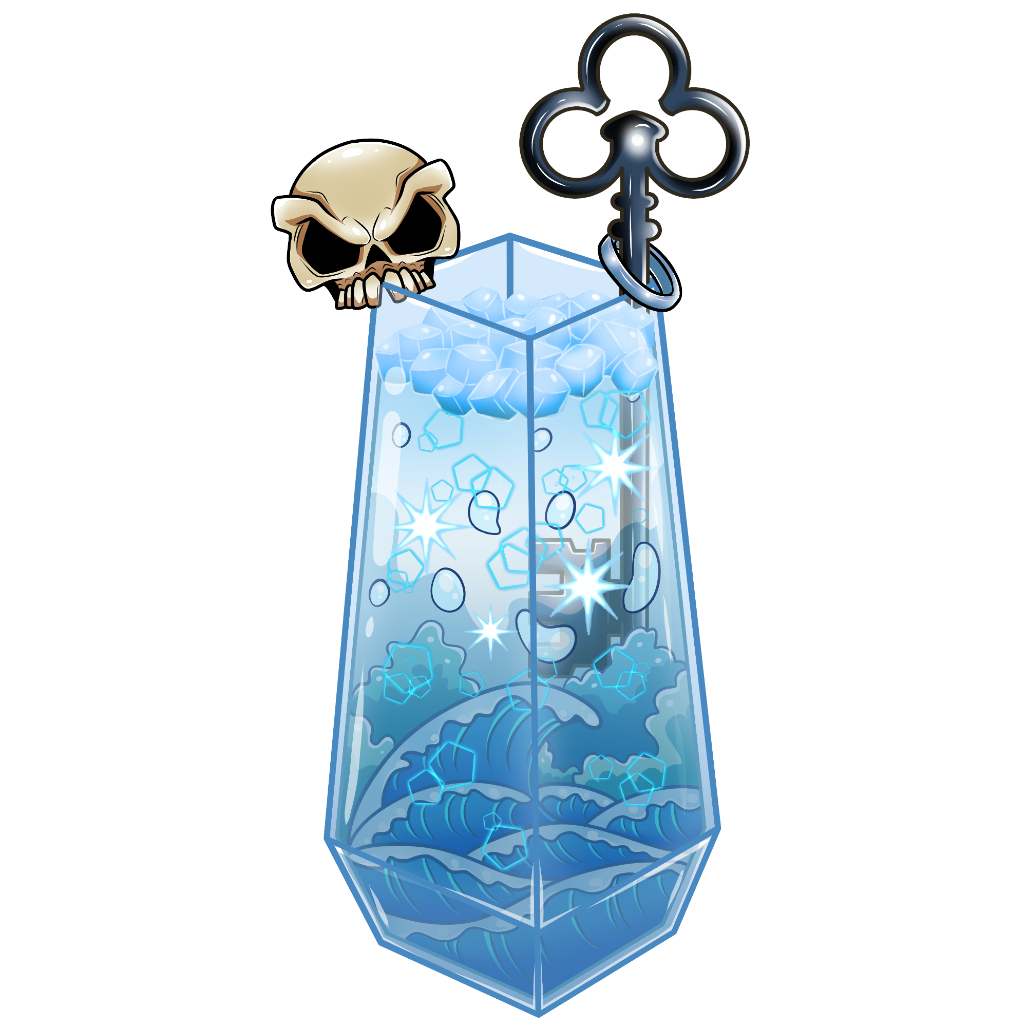 Hades Cocktail Sticker