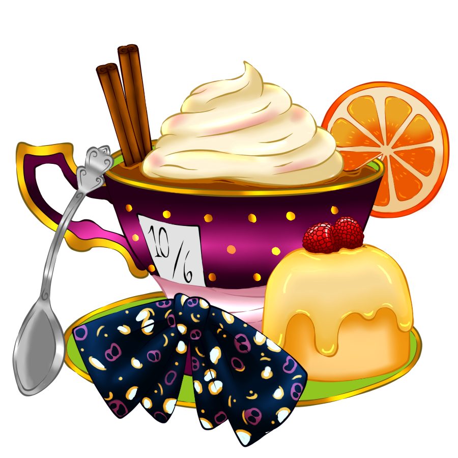 Mad Hatter Teacup Sticker