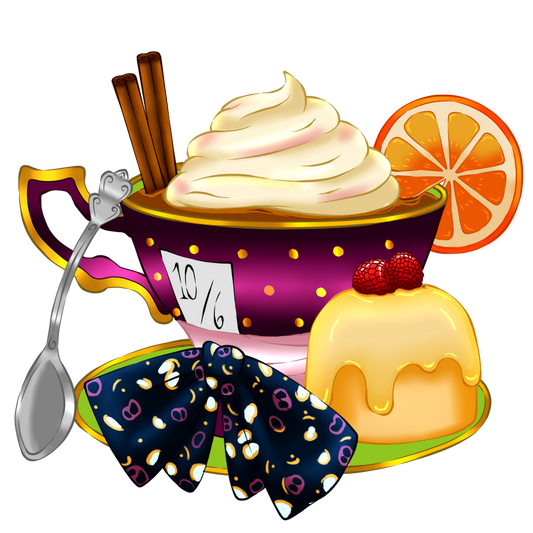 Mad Hatter Teacup Sticker