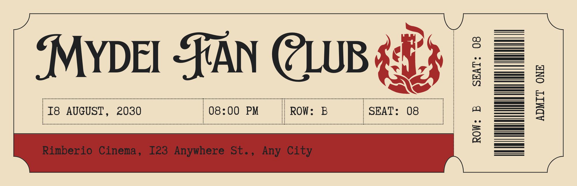 Mydei Fan Club Bookmark